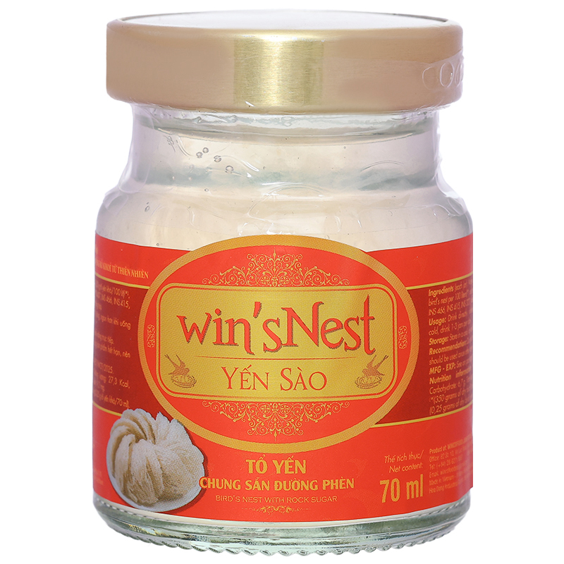 Yến Sào Win'snest Đường Phèn hộp 6 hũ x 70ml - 10